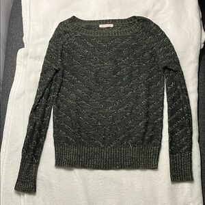 Ardene Dark Green Crew Neck Sweater